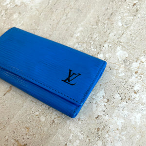 Louis Vuitton // Epi Leather 4 Key Holder // Green // Pre-Owned