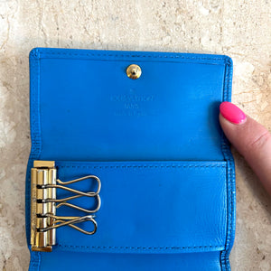 Vintage Louis Vuitton Epi Leather Key Pouch🫐#vintagelouisvuitton