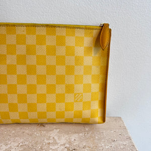 Pre-Owned LOUIS VUITTON Damier Couleurs Modul Shoulder Bag Mimosa