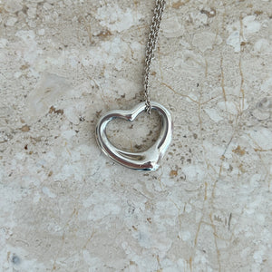 Pre-Owned TIFFANY & CO. Open Heart Necklace