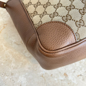 Pre-Owned GUCCI Monogram Canvas Bree Small Tote