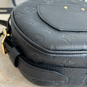 Pre-Owned LOUIS VUITTON Black Empreinte Boîte Chapeau Souple MM Bag