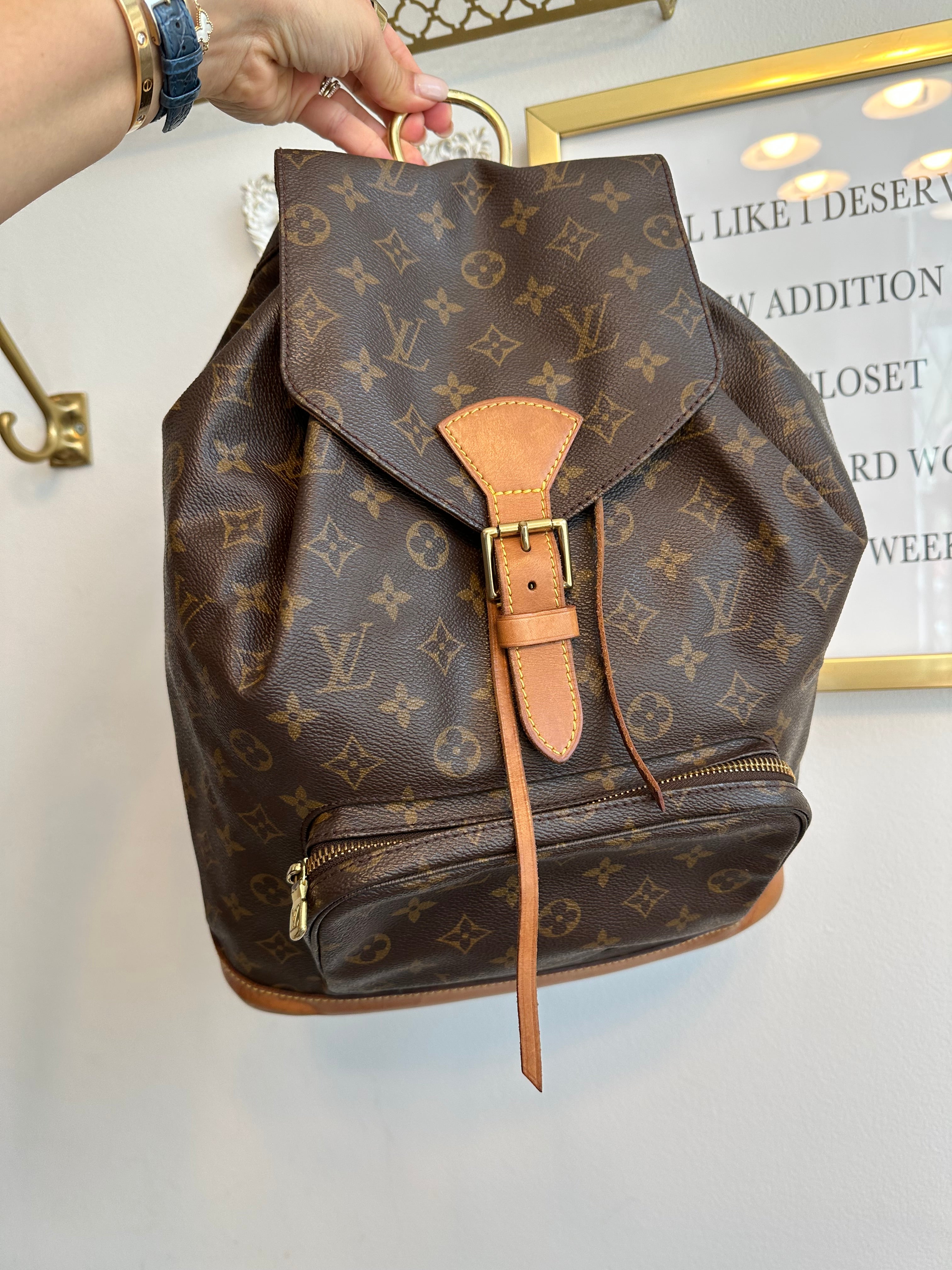 Pre-Owned LOUIS VUITTON Monogram Montsouris GM Backpack – Valamode