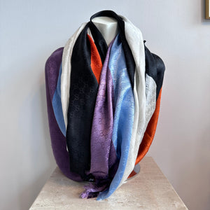 Pre-Owned GUCCI Extra Large Multicolor Stole