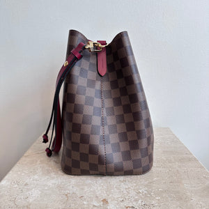 Pre-Owned LOUIS VUITTON  Damier Ebene Poppy Néo Noé