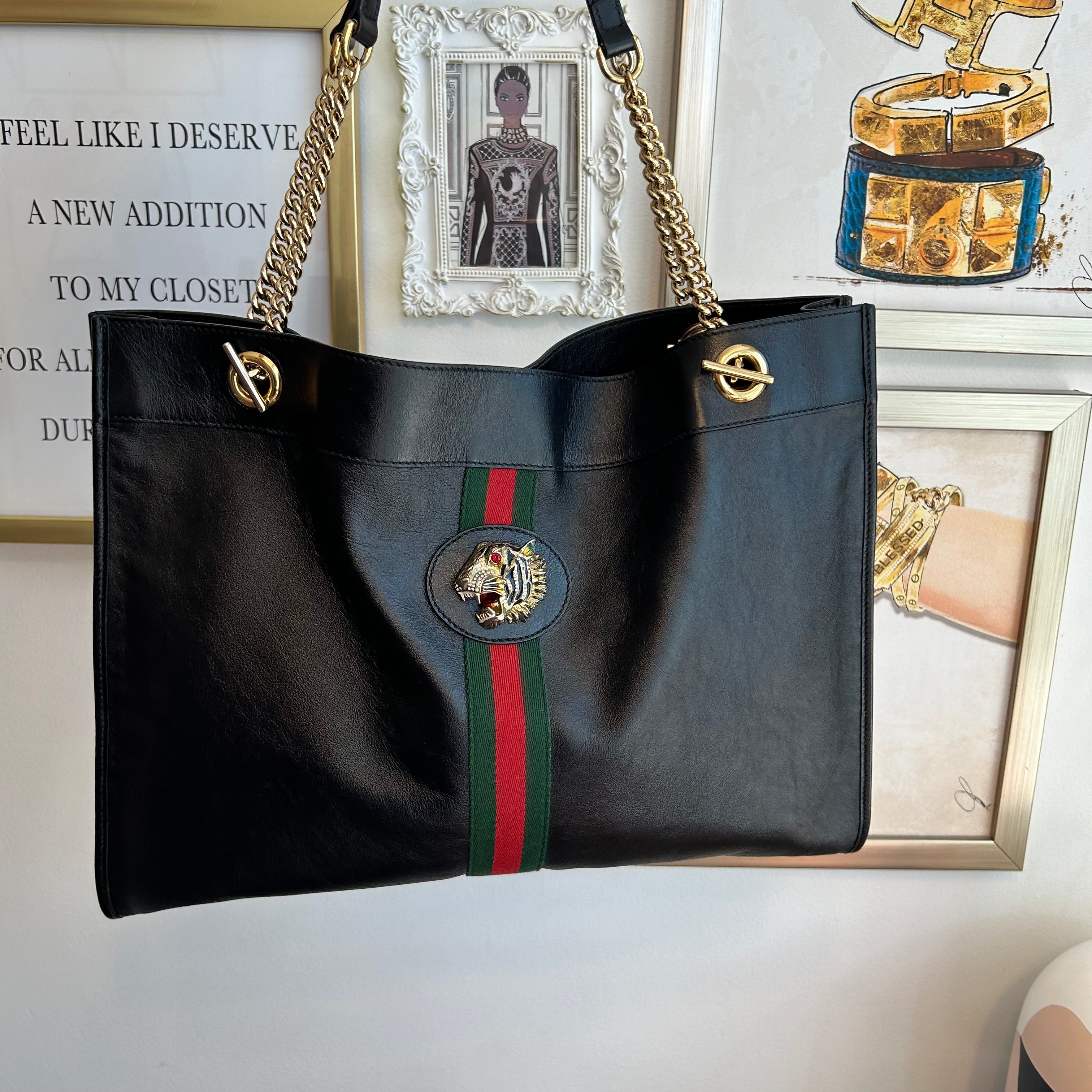 Pre-Owned GUCCI Rajah Large Tote