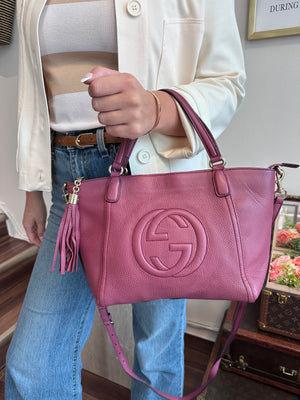 Pre-Owned GUCCI Small Soho Cellarius Tote