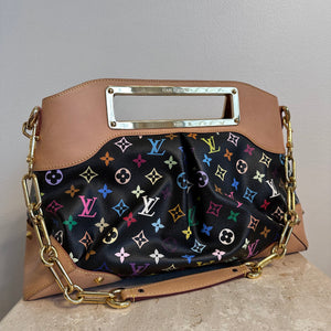 Pre-Owned LOUIS VUITTON Black Multicolore Monogram Judy GM