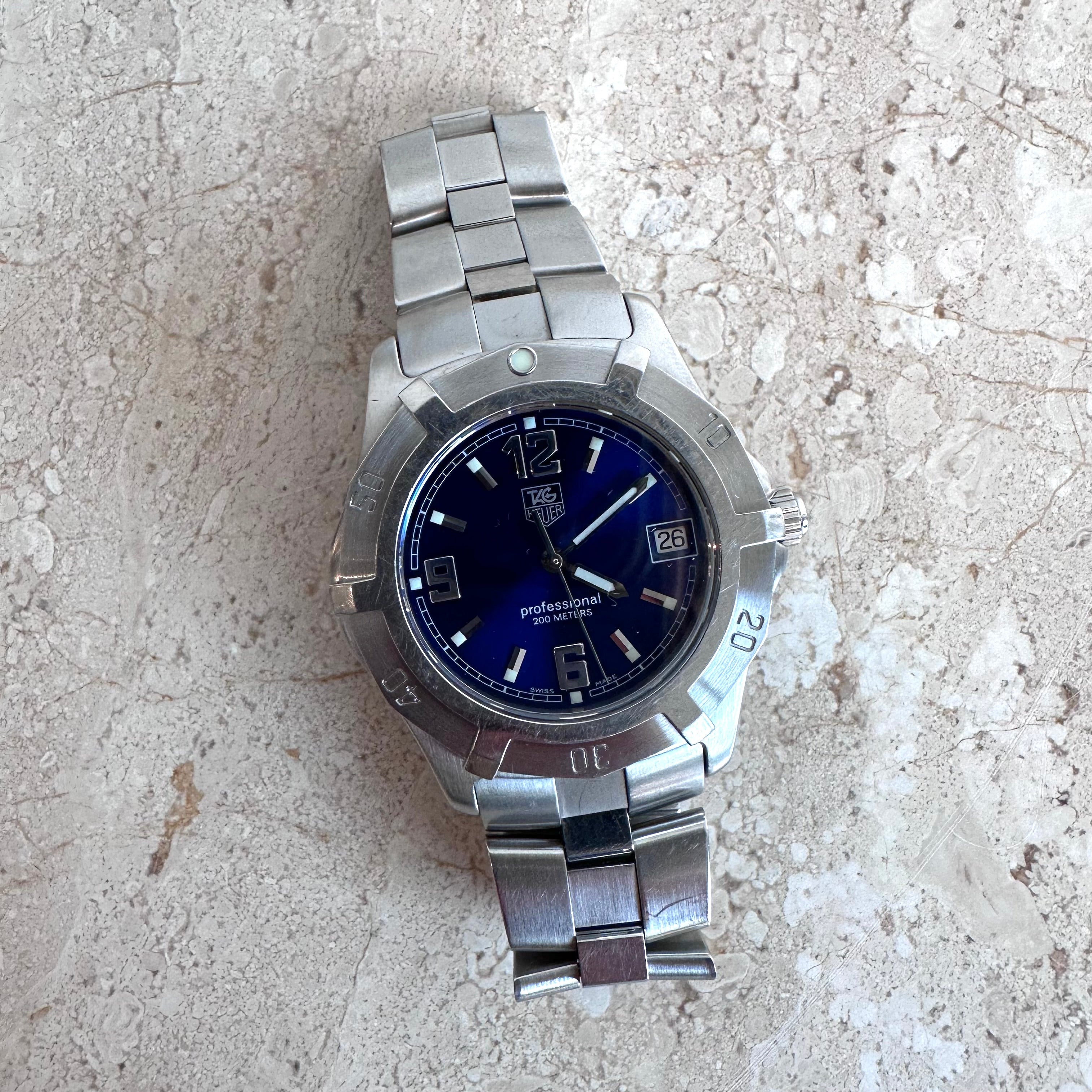 Pre-Owned TAG HEUER Professional 200 Date Automatic Blue Dial