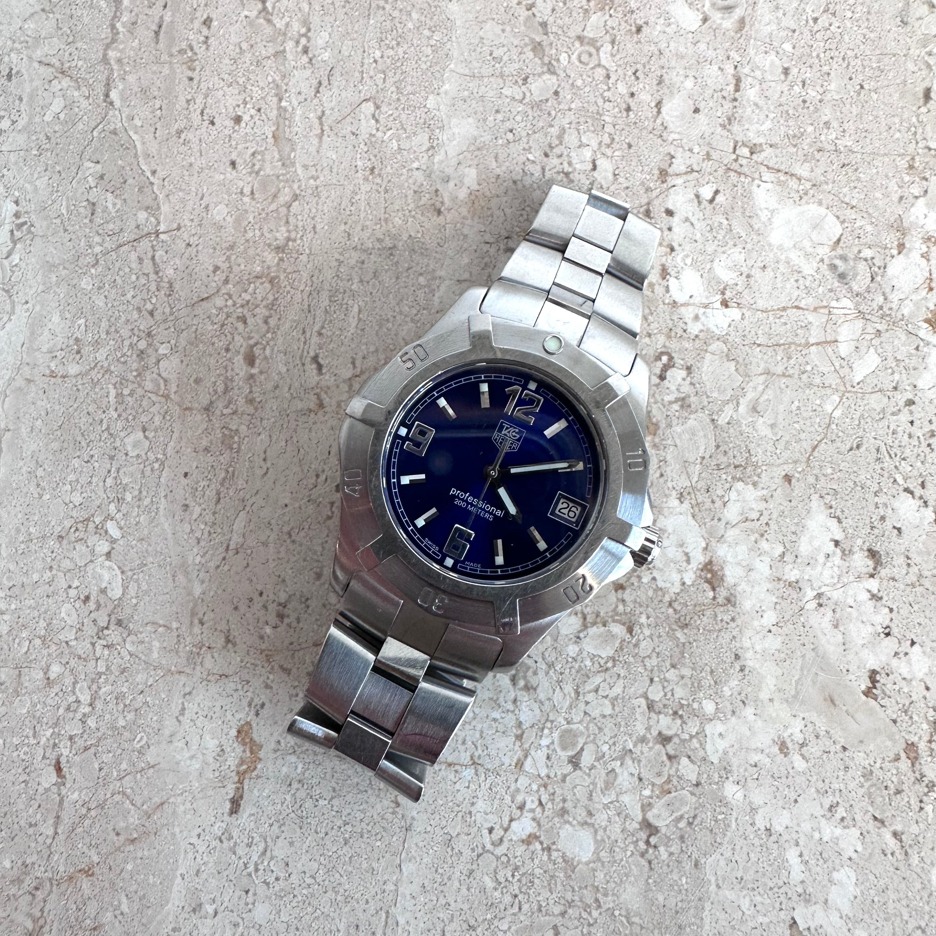 Pre-Owned TAG HEUER Professional 200 Date Automatic Blue Dial