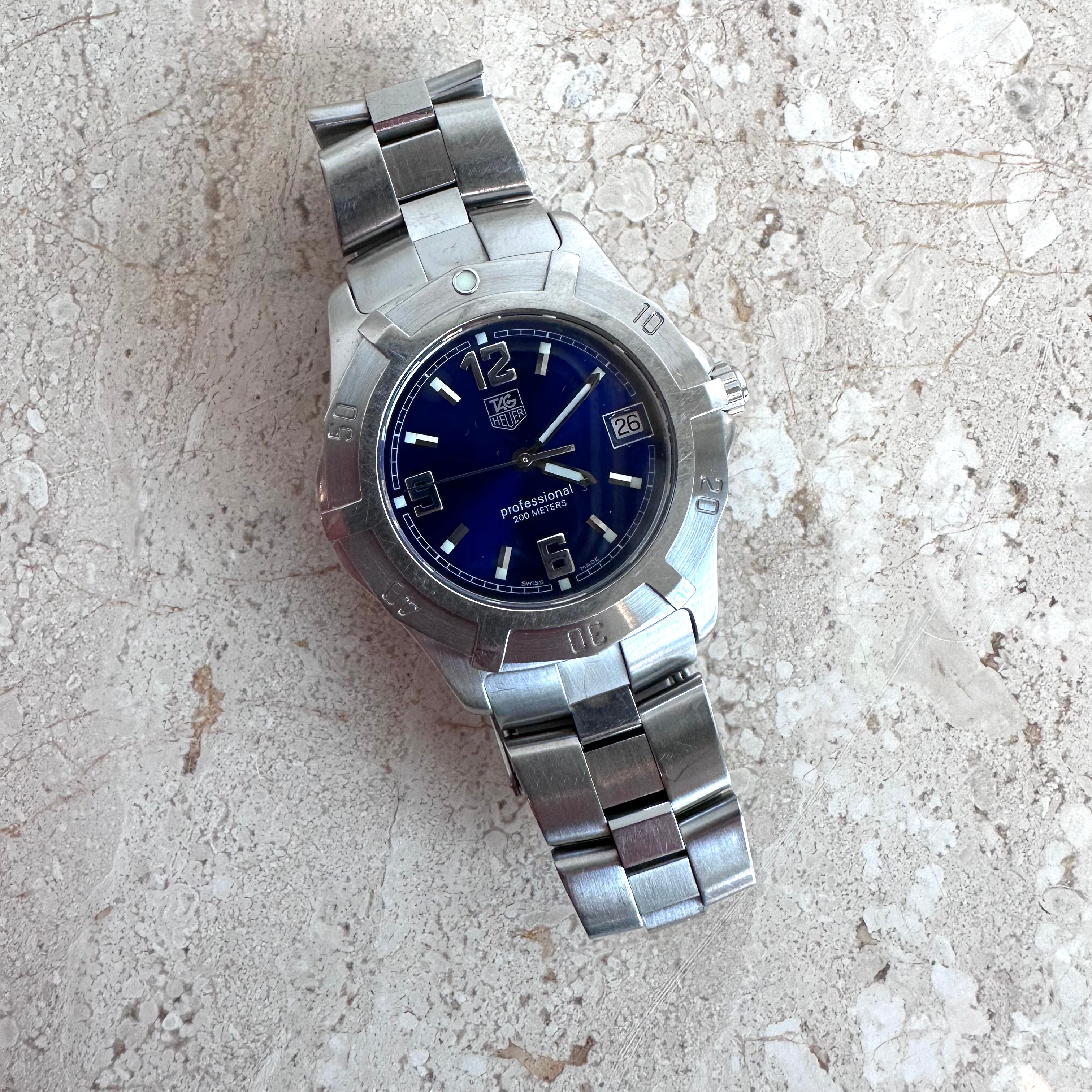 Pre-Owned TAG HEUER Professional 200 Date Automatic Blue Dial