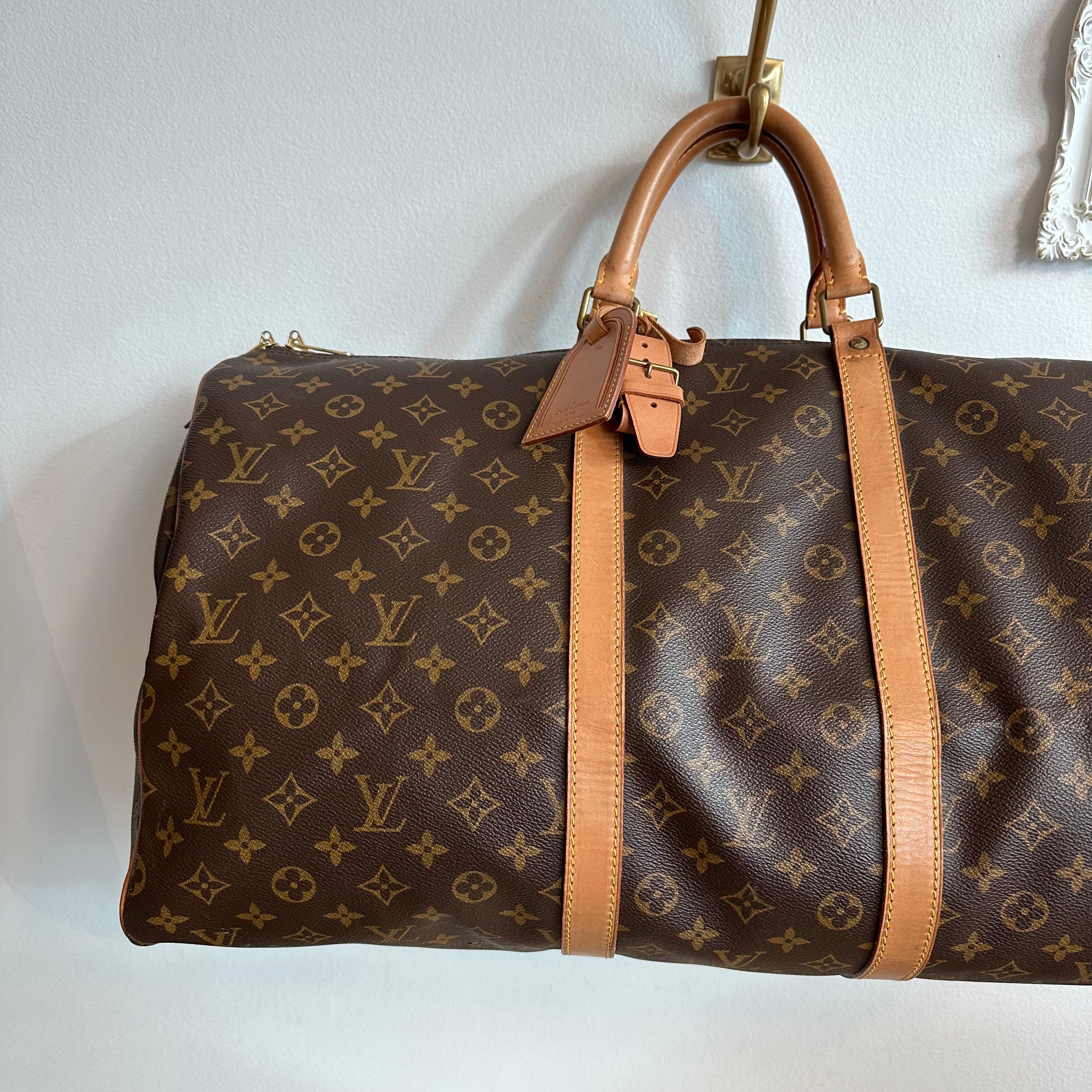 Pre-Owned LOUIS VUITTON Monogram Keepall 60 Bandoulier