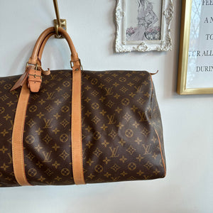 Pre-Owned LOUIS VUITTON Vintage Monogram Keepall 55