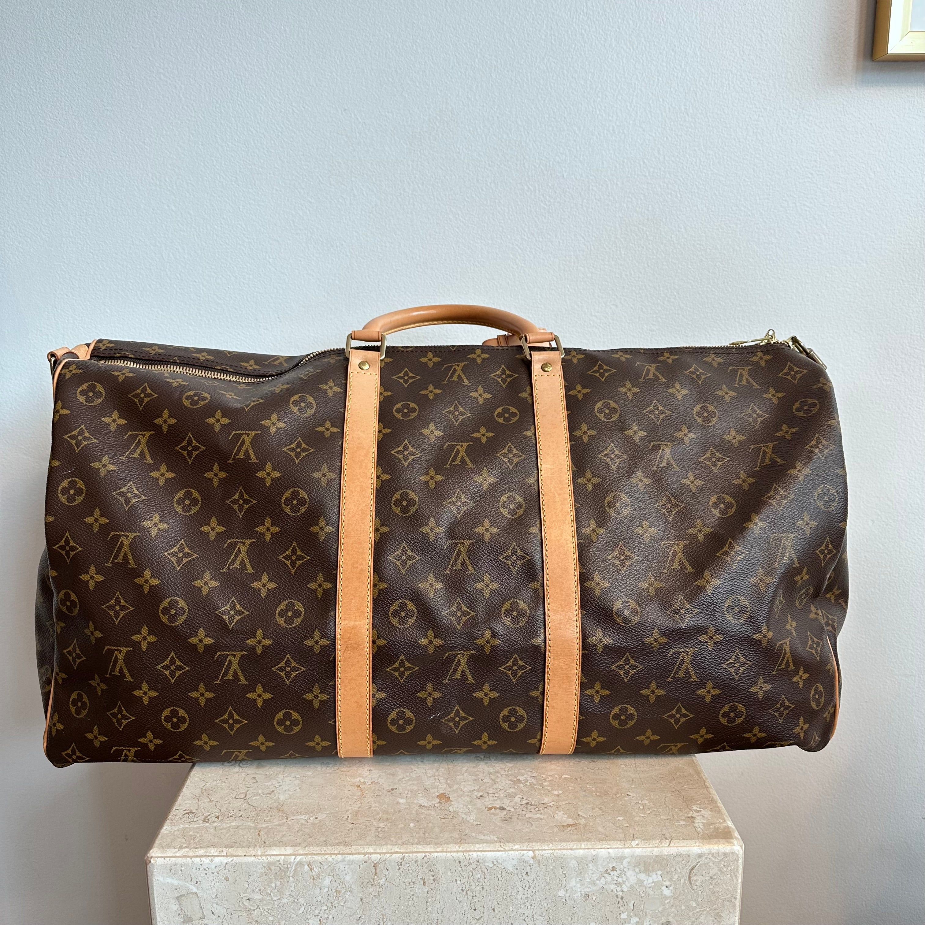 Pre-Owned LOUIS VUITTON Monogram Keepall 60 Bandoulier