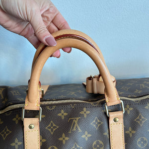 Pre-Owned LOUIS VUITTON Monogram Keepall 60 Bandoulier