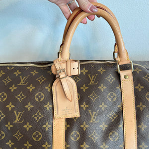 Pre-Owned LOUIS VUITTON Monogram Keepall 60 Bandoulier