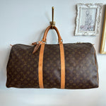 Pre-Owned LOUIS VUITTON Vintage Monogram Keepall 55