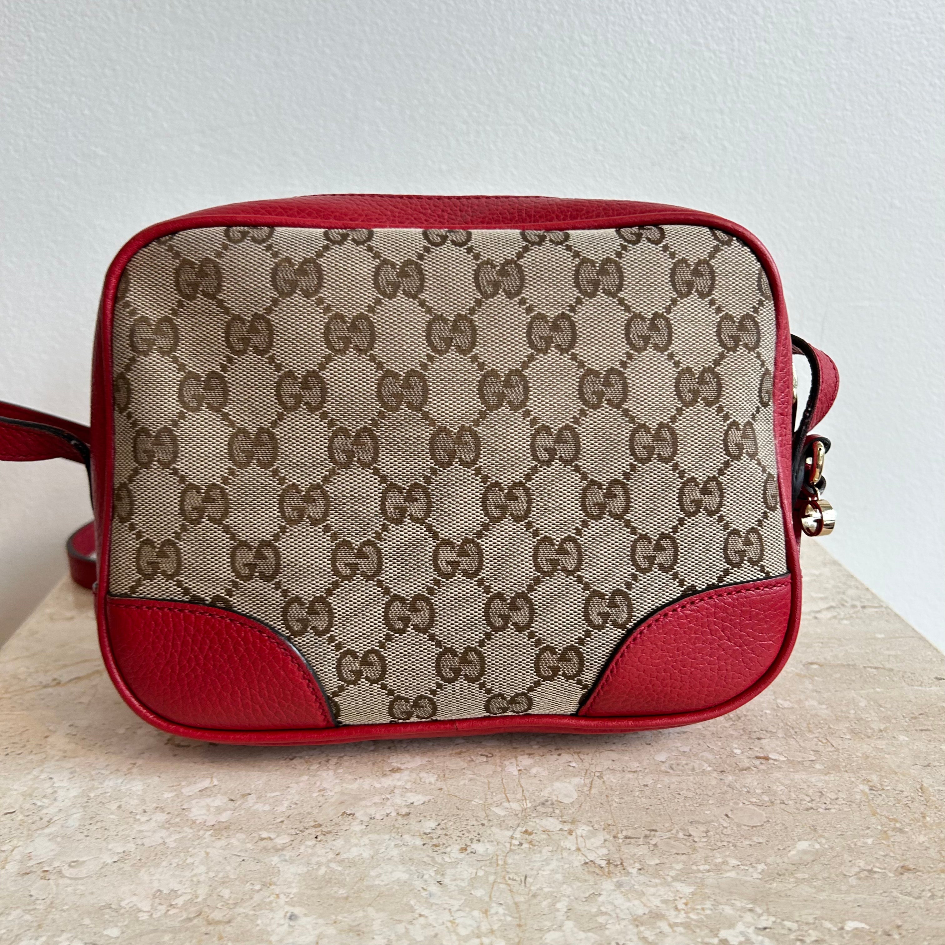 Pre Owned GUCCI Monogram Canvas Bree Camera Bag Valamode