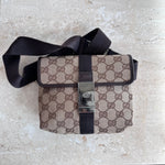 Pre-Owned GUCCI Monogram GG Belt Bag