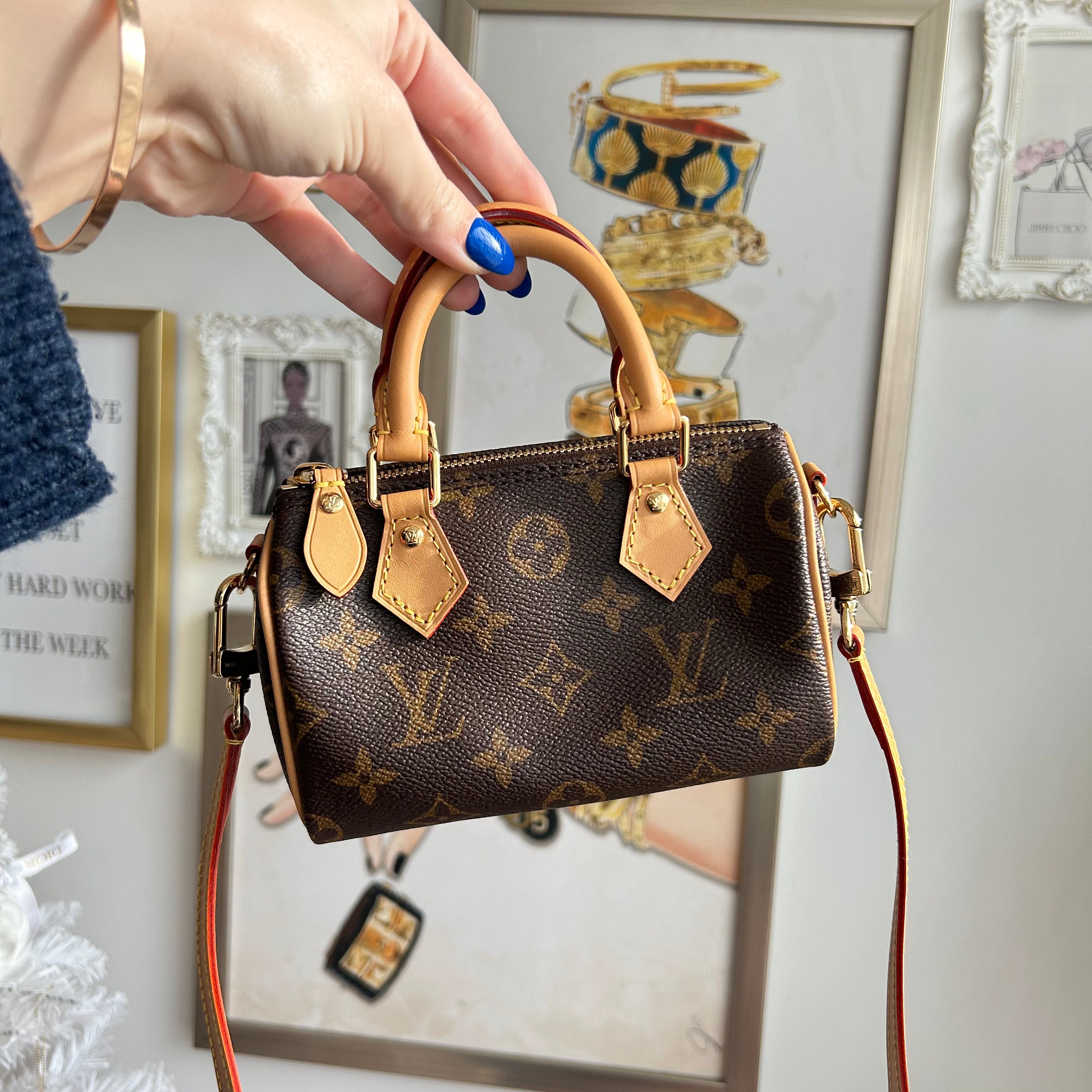 Pre-Owned LOUIS VUITTON Nano Speedy