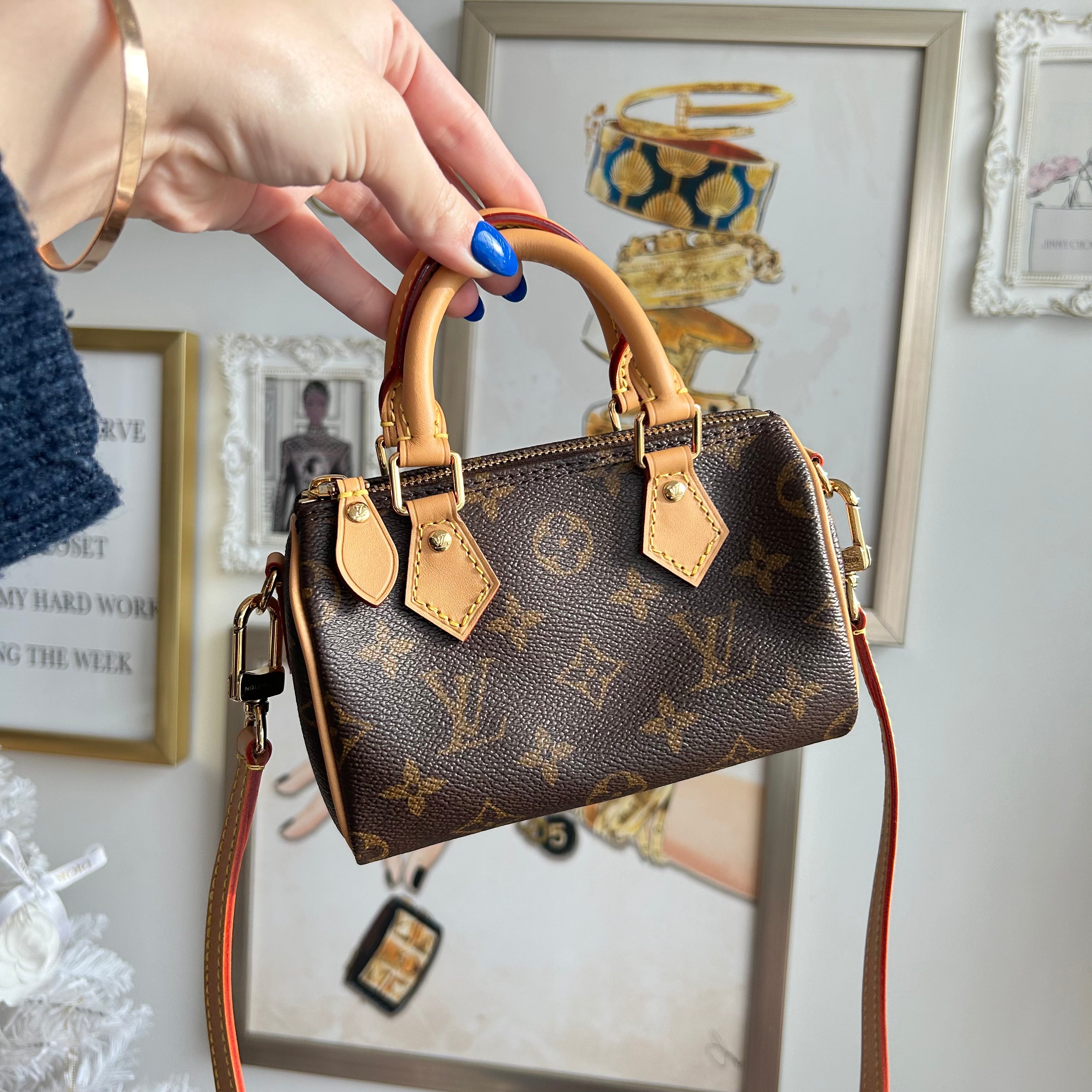 Pre-Owned LOUIS VUITTON Nano Speedy