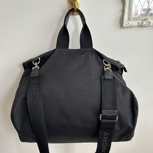 Pre-Owned GIVENCHY Black Nylon Pandora Messenger