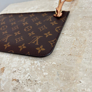 Pre-Owned LOUIS VUITTON Monogram Neverfull Wristlet