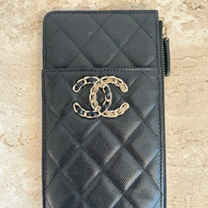 Pre-Owned CHANEL™ Quilted Caviar Long Wallet