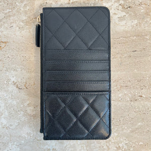 Pre-Owned CHANEL™ Quilted Caviar Long Wallet