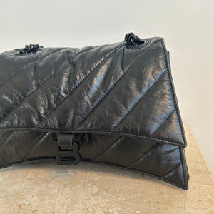 Pre-Owned BALENCIAGA Crush Medium Chain Bag