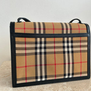 Pre-Owned BURBERRY Nova Check Macken Crossbody Bag