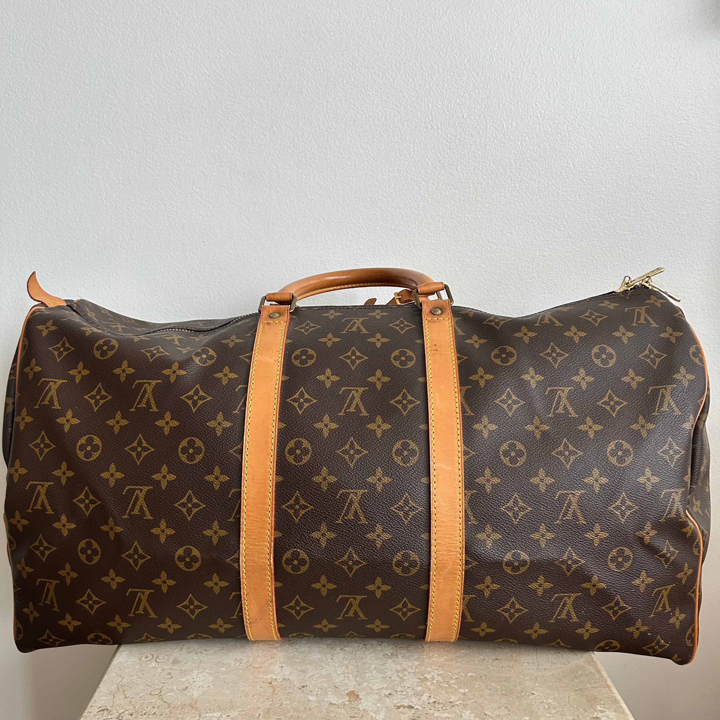 Pre-Owned LOUIS VUITTON Vintage Monogram Keepall 55