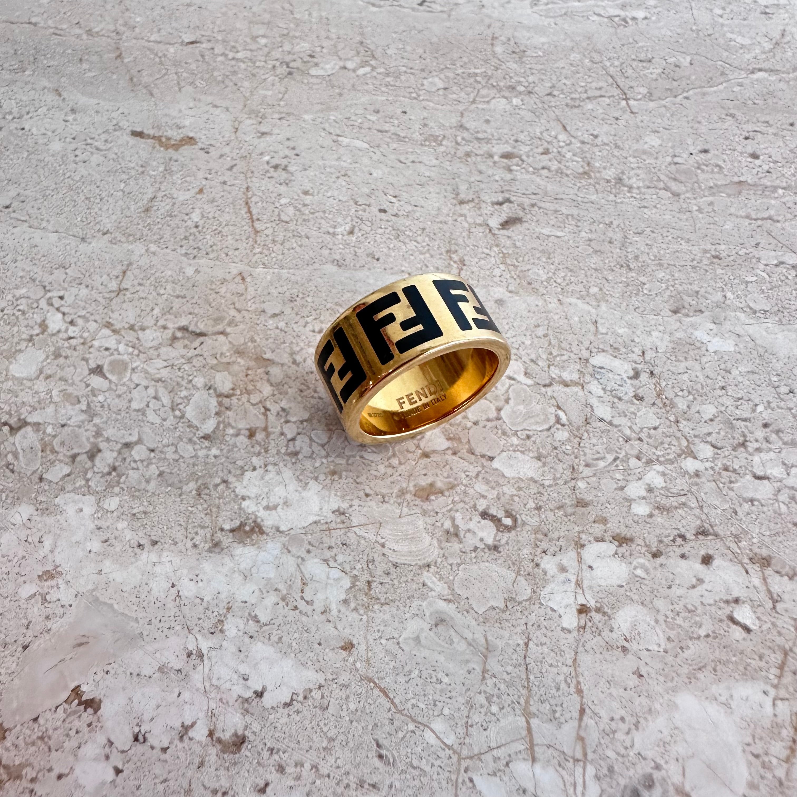 Pre-Owned FENDI Forever Fendi Ring Size 7