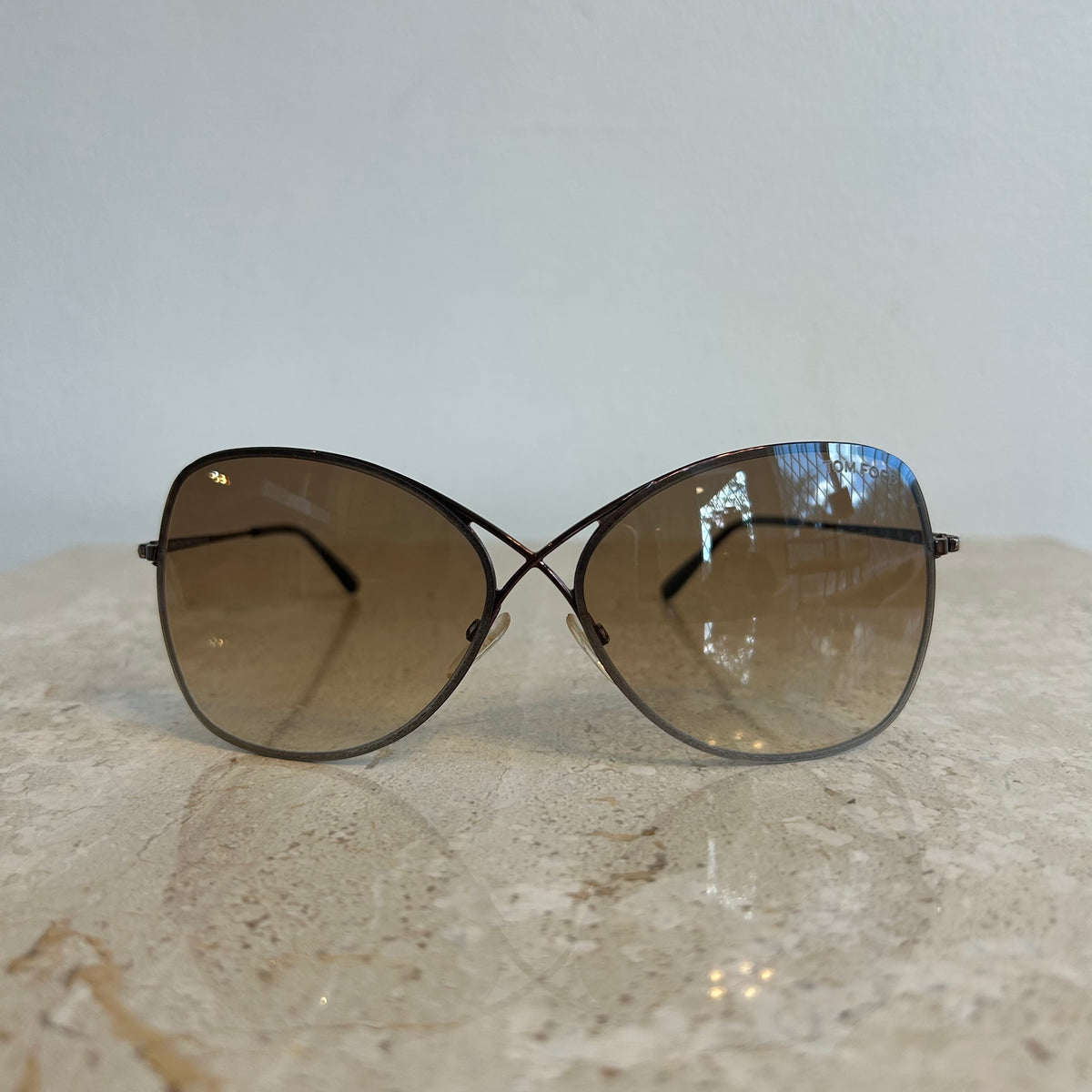 Pre Owned Tom Ford Colette Tf 250 Rose Gold Sunglasses Valamode 2396