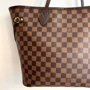 LOUIS VUITTON neverfull bag in brown monogram canvas and natural leather   VALOIS VINTAGE PARIS