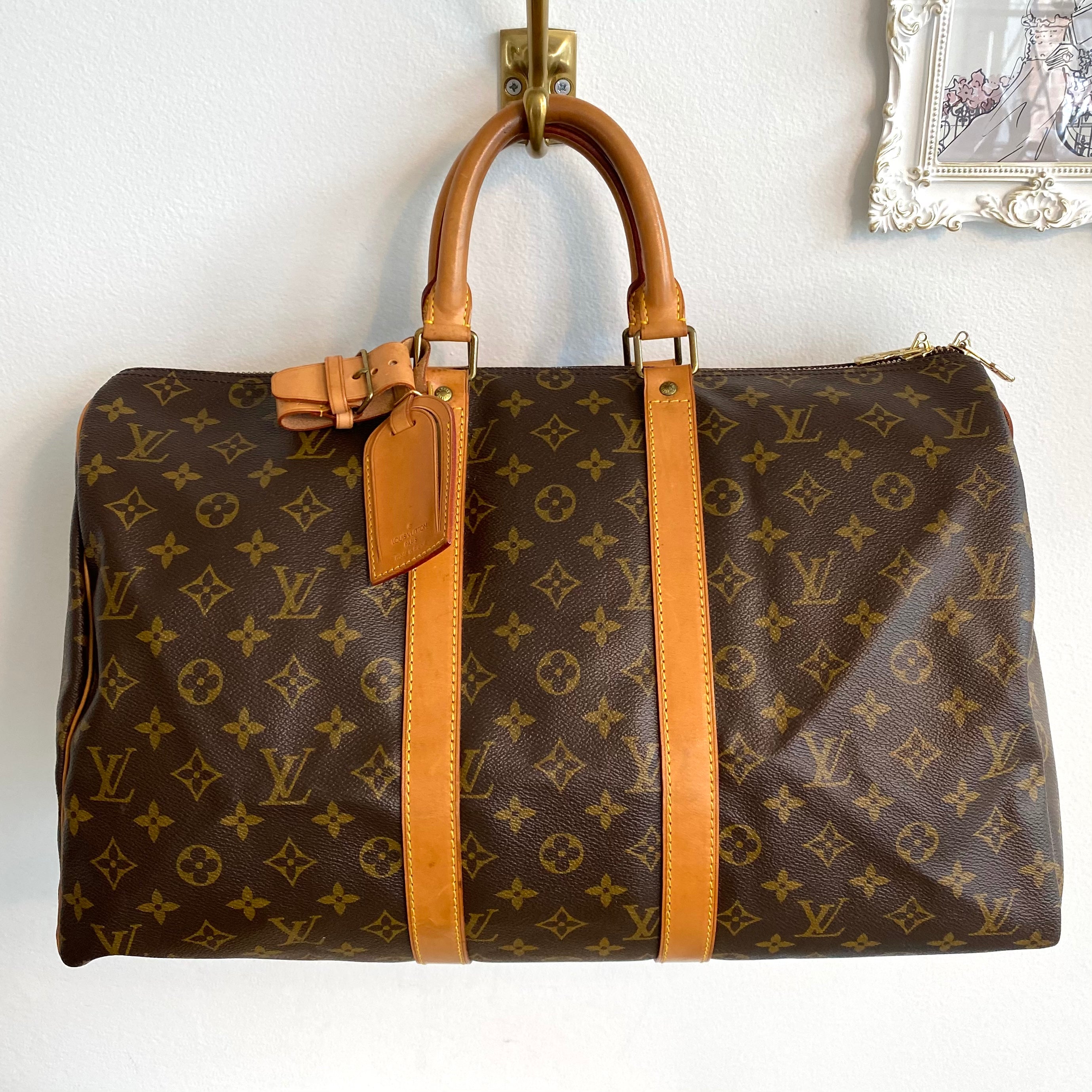 Authentic LOUIS VUITTON Vintage Monogram Keepall 45 #2 – Valamode