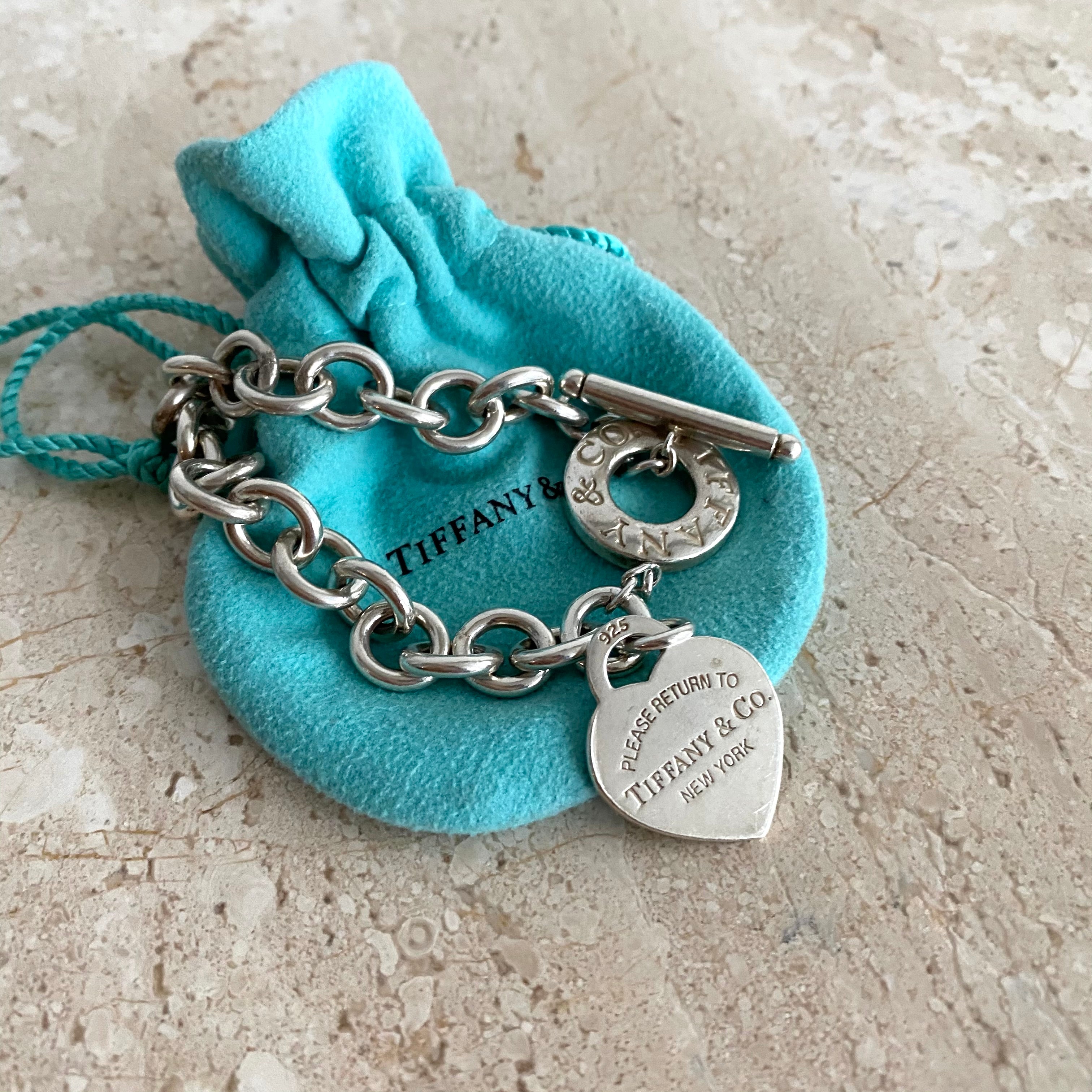 Authentic TIFFANY & Co. Heart Return to Tiffany Sterling Silver