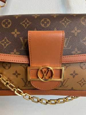 Sell Louis Vuitton Monogram Dauphine Chain Wallet - Brown