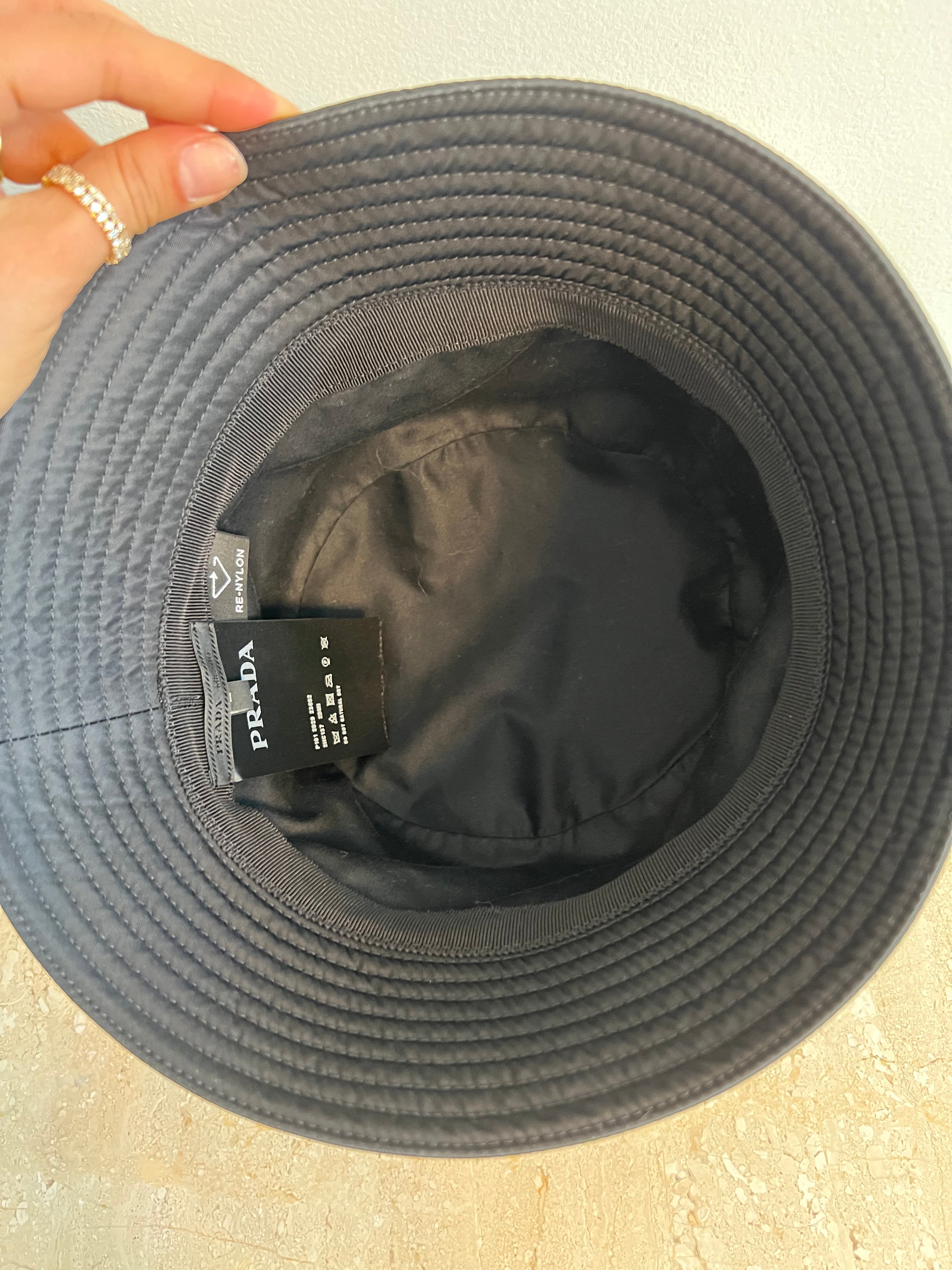 Authentic PRADA Black RE-Nylon Bucket Hat – Valamode