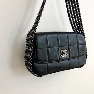 Chanel Jumbo Black Caviar Leather Double Flap Chain Shoulder Bag Handbag  Purse  Thang máy Fuji nhập khẩu nguyên chiếc Ecofuji Việt Nam