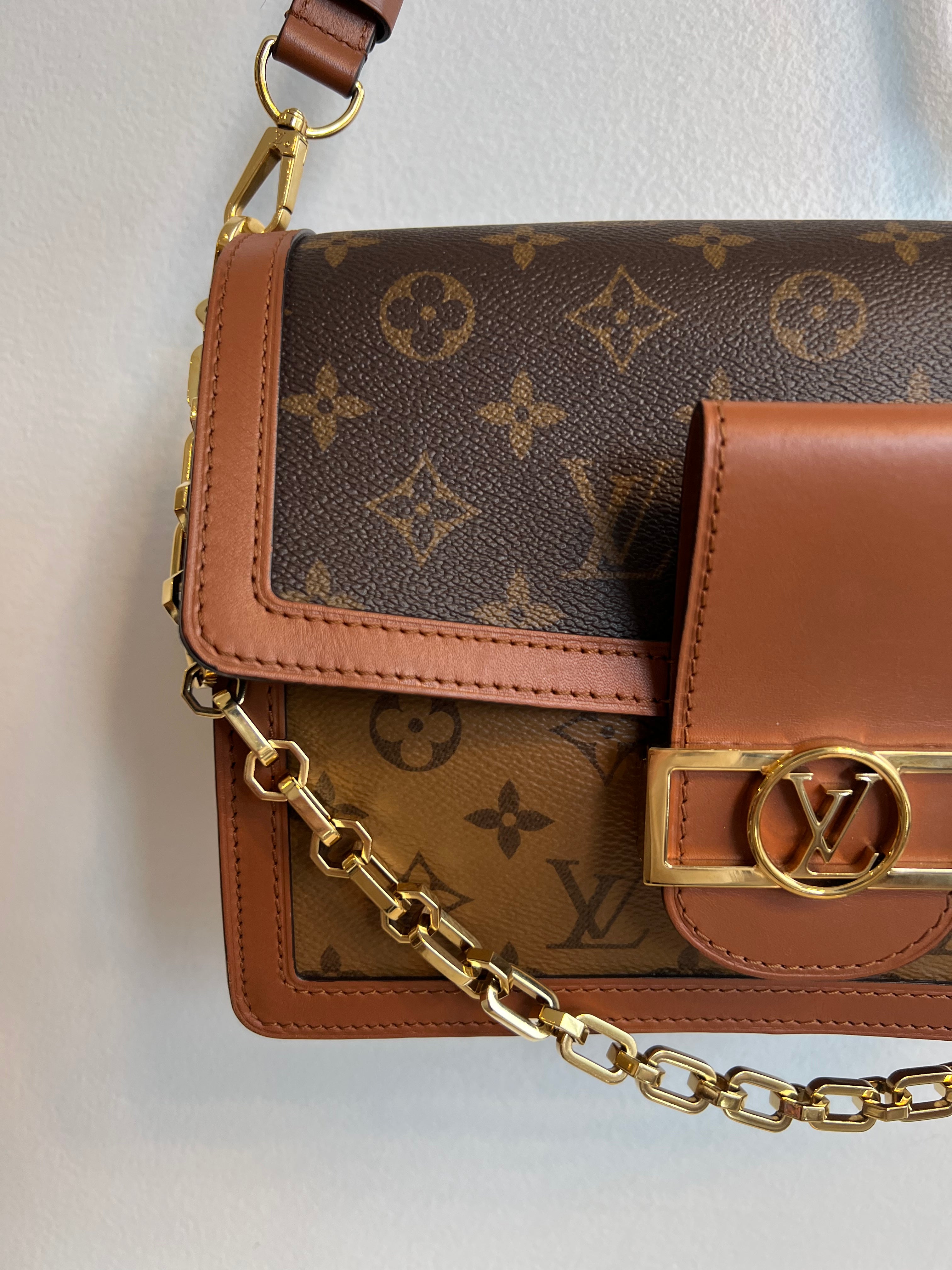 Louis Vuitton pre-owned monogram Dauphine shoulder bag - ShopStyle