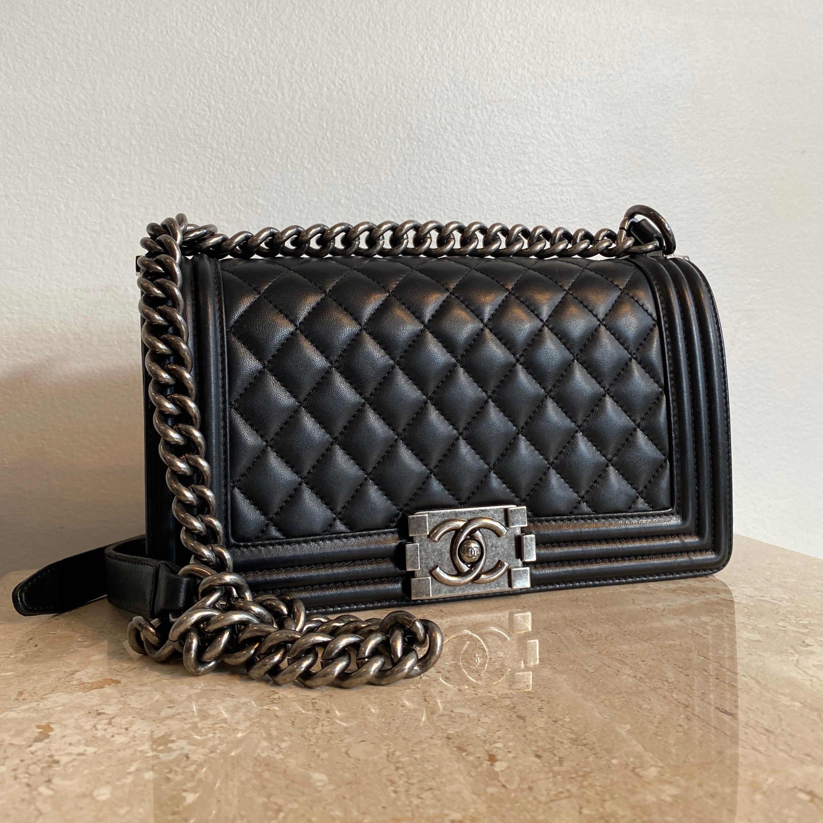 CHANEL Boy Black Bags  Handbags for Women for sale  eBay