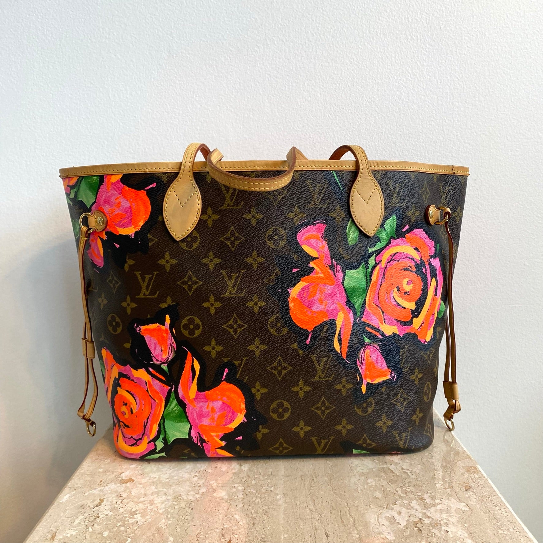 Louis Vuitton Roses Stephen Sprouse Neverfull At 1stdibs